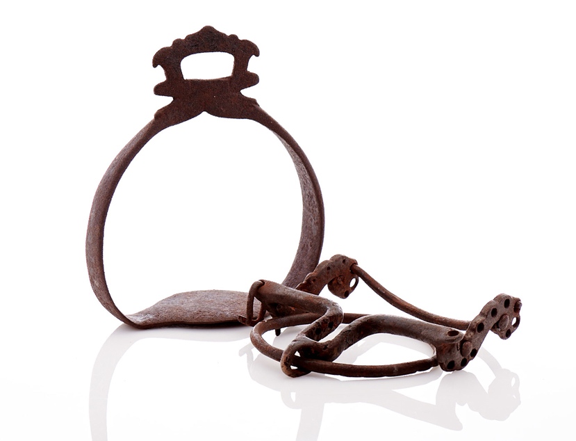Lot208- Mexican Stirrup and Ring Bit