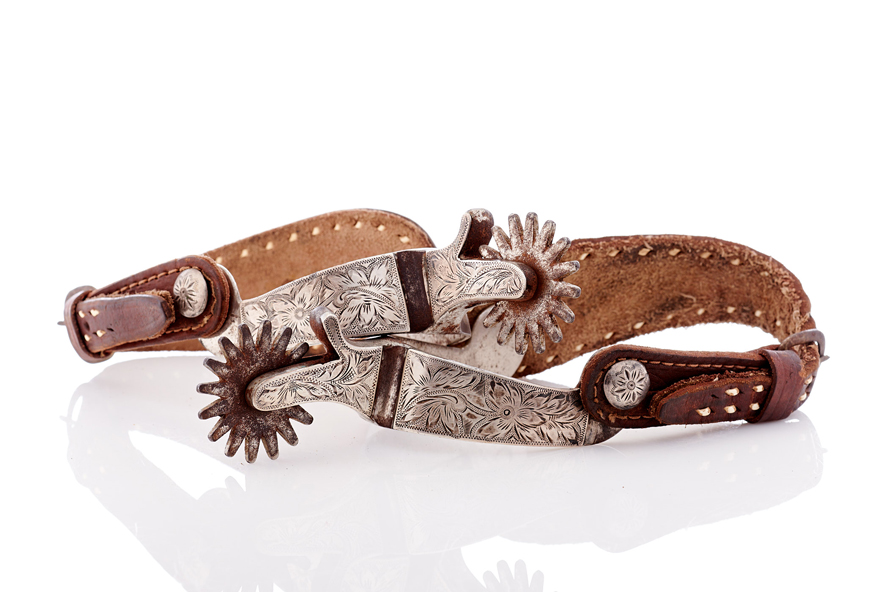 Lot404-Highly Decorated Cowboy Spurs